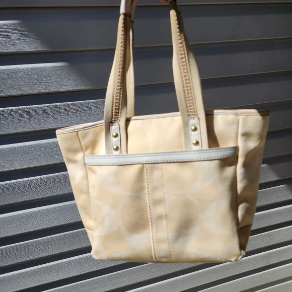 Coach Scribble Signature Cloth Bag - Picture 6 of 13